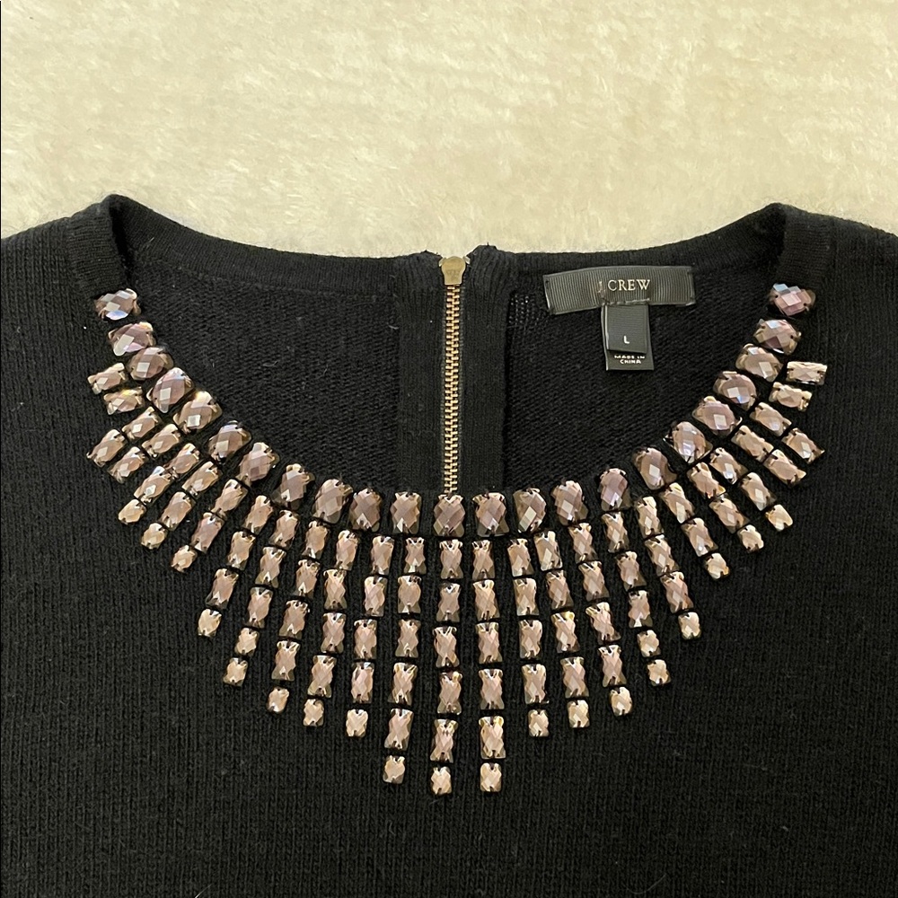 J. Crew Jeweled-starburst sweater